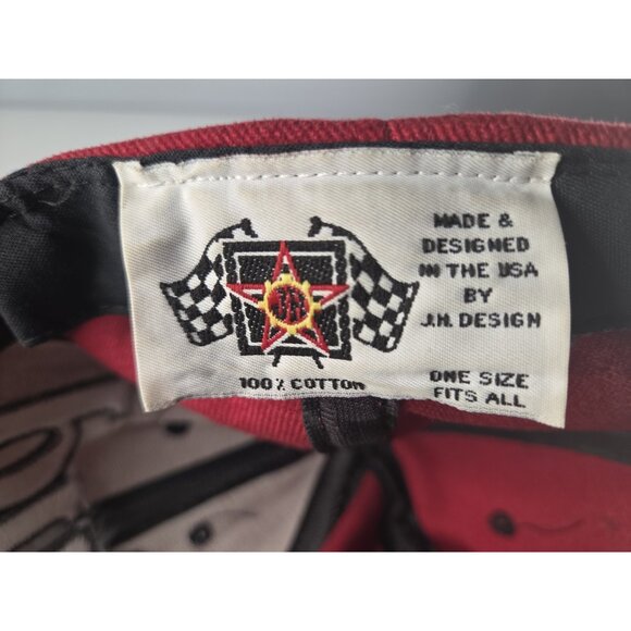 Budweiser King Of Beer Red Hat Nascar 8 Dale Earnhardt Jr.  Made in USA One Size - Picture 8 of 8